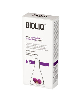 Crema de noche reafirmante y suavizante 45+ Bioliq