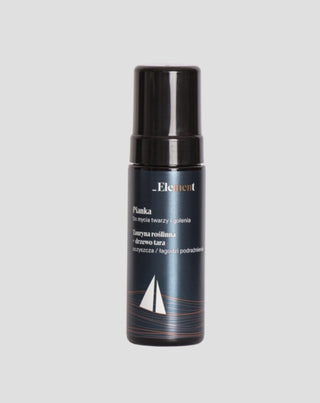 Espuma para lavar el rostro y afeitar con taurina vegetal de algas para hombres Element Men - 1