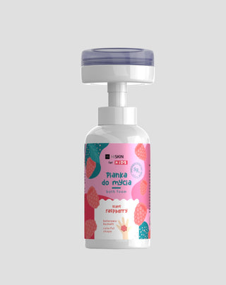 Espuma para lavar manos y cuerpo para niños con aroma a frambuesa HiSkin - 1