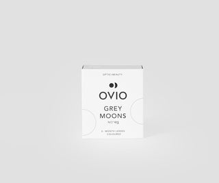 Lentillas mensuales de color grafito sin graduar Grey Moons nº 3 Ovio - 1