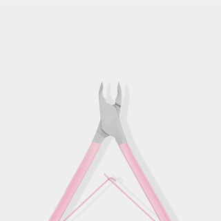 Cortacutículas profesionales de 3 mm con mango de belleza rosa satinado You - 4