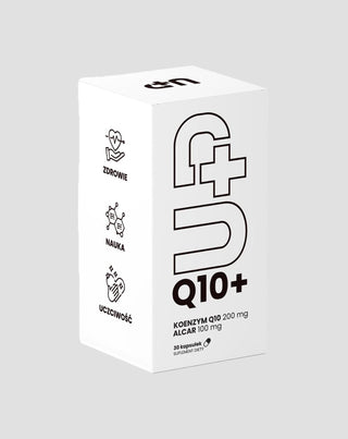 UP Q10+ Coenzima Q10 con Acetil-L-Carnitina Suplemento 30 Cápsulas UP Health Pharma