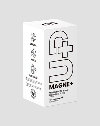 Suplemento Up Magne + magnesio con la forma activa de vitamina B6 UP Health Pharma 120 cápsulas - 1