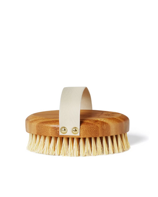 Cepillo de bambú de ágave para masaje corporal en seco Crystallove - 1