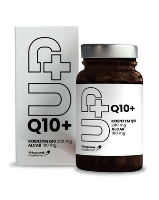 UP Q10+ Coenzima Q10 con Acetil-L-Carnitina Suplemento 30 Cápsulas UP Health Pharma