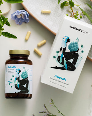 Sumplemento alimenticio que favorece el funcionamiento del sistema digestivo DetoxMe Health Labs Care 90 cápsulas