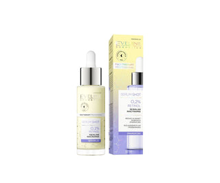 Tratamiento antiarrugas con un 0,2% de retinol y niacinamida Serum Shot Eveline Cosmetics
