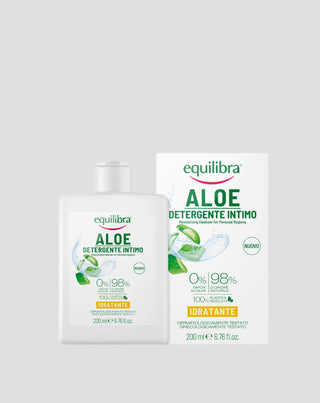 Gel hidratante de higiene íntima a base de aloe vera sin parabenos y SLS Equilibra - 1