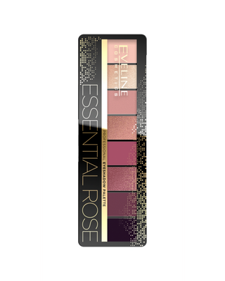 Paleta de sombras de ojos 8 colores en tonos beige y rosa Essential Rose Eveline