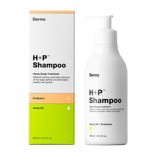 Champú de cáñamo con probióticos para combatir el picor y la descamación del cuero cabelludo H+P Dermz - 3