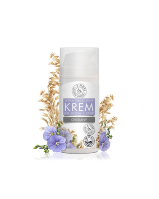 Crema de avena con lino y aceite de naranja para manos y pies E-Fiore - 1