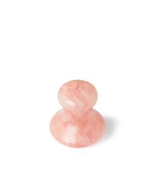 Seta para masaje facial de cuarzo rosa natural Crystallove - 2