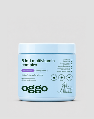 Multivitamínico para perros 8 en 1 para la inmunidad, el pelaje y la vitalidad Oggo 180 g - 1