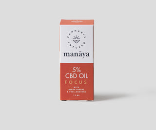 Aceite de CBD 5% para mejorar la concentración Focus Manaya