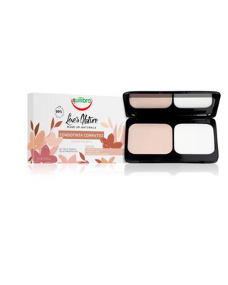 Ama la naturaleza, base de maquillaje compacta Equilibra muy ligera