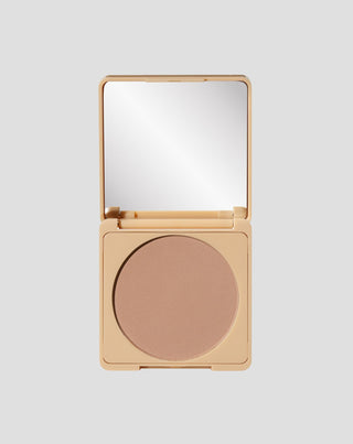 Bronceador prensado Selfglow 02 Warm con principios activos para el contorno facial Paese - 1