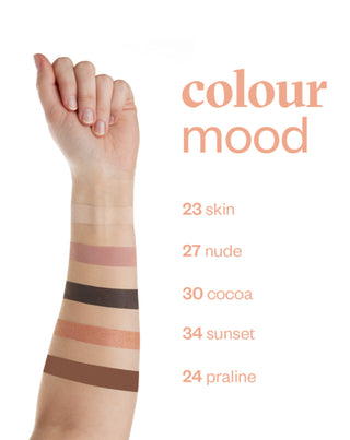 Sombra de ojos satinada Colour mood en tono marrón frío 31 Pearly Coffee Paese