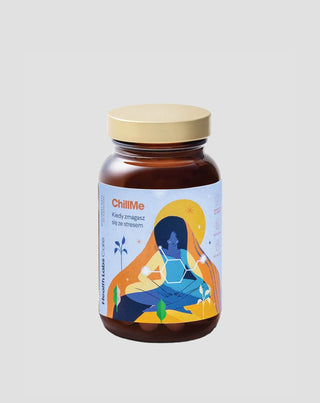 Suplemento para el estrés con adaptógenos y EGCG ChillMe Health Labs Care 60 cápsulas - 1