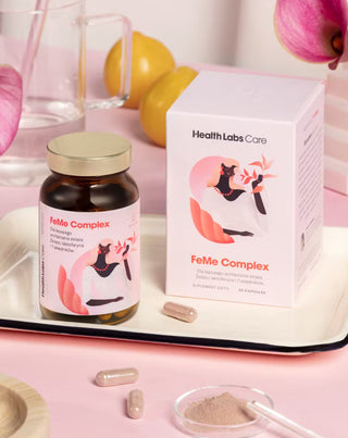 Suplemento para favorecer la absorción del hierro FeMe Complex Health Labs Care 60 cápsulas - 2