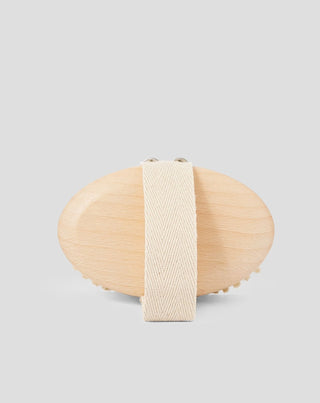 Cepillo de masaje corporal en seco de madera natural y fibra de agave n.º 1 Hhuumm - 3