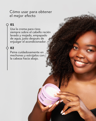 Crema para cabello rizado con extracto de lino y avena Twisty - 4