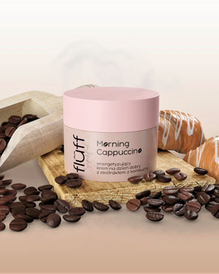 Crema facial de día con kombucha y café para la piel apagada y cansada Fluff