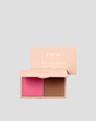 Paleta de contorno facial Kiss my cheeks cold Paese cream - 3