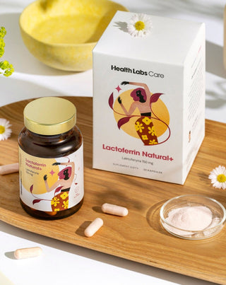 Suplemento dietético con lactoferrina 150 mg de leche de vaca Lactoferrin Natural+ Health Labs Care 30 cápsulas - 2