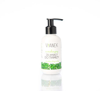 Gel limpiador normalizante para pieles problemáticas con extracto de corteza de sauce blanco Vianek