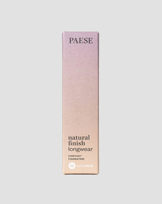Base de maquillaje facial con acabado natural 03 Sand Natural Finish Paese