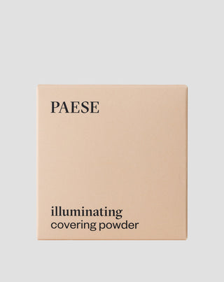 Polvo facial prensado iluminador cobertura completa color 1C beige cálido Illuminating Paese - 2