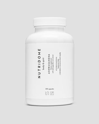ashwagandha ginseng indio en tabletas para reducir el estrés nutridome 180 cápsulas_1 - 1