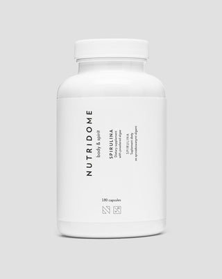 Comprimidos de alga espirulina para depurar el organismo Nutridome 180 cápsulas - 1