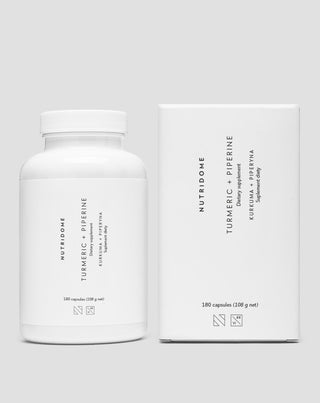 Curcumina y piperina para apoyar la digestión y el funcionamiento del hígado suplemento dietético Nutridome 180 cápsulas - 3