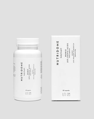 Mumio 20% ácidos fúlvicos con piperina para la inmunidad y la energía Nutridome 60 cápsulas_2 - 2