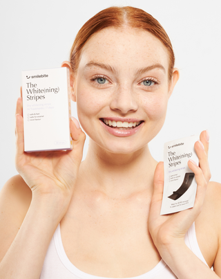 Tiras blanqueadoras de dientes The White(ning) Stripes Smilebite - set de 28 unidades - 4