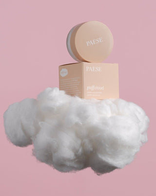 Polvo suelto mineral para contorno de ojos Puff Cloud suavizante y nivelador de los signos de la edad Paese - 4