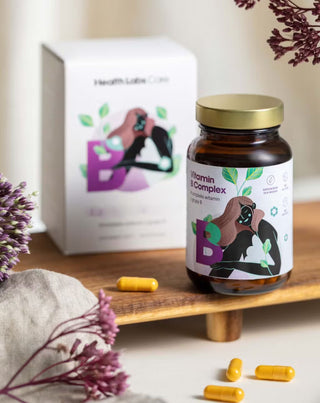 Complejo vitamínico del grupo B sin gluten ni lactosa Complex Health Labs Care 60 cápsulas - 2