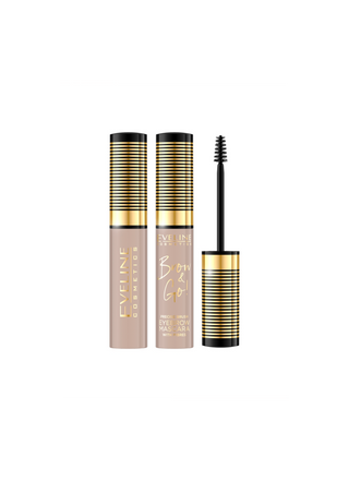 Máscara de cejas de microfibra No. 05 taupe Brow and Go! Eveline