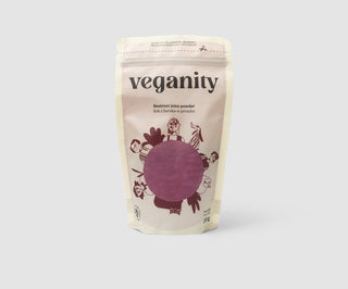 Zumo de remolacha en polvo fuente natural de hierro y vitamina C y Veganity color vegano 200 g