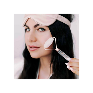 Rodillo facial de cristal de roca - rey de los cristales roller Crystallove - 2