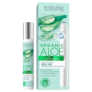 Crema hidratante para modelar el contorno de ojos con aloe vera y calógeno Eveline