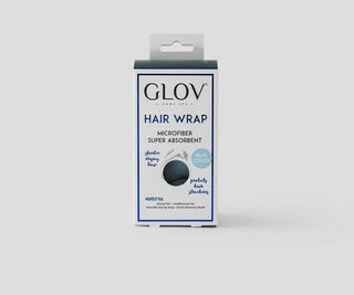 Turbante blanco para el cabello reduce el tiempo de secado para todo tipo de cabello Hair Wrap Glov - 2