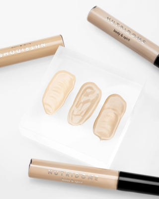 Corrector de ojeras con vitamina C para imperfecciones de pieles claras Nutridome - 3