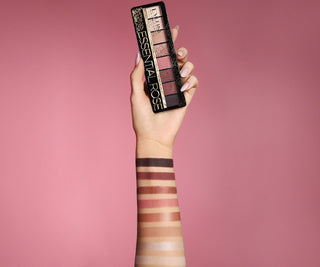 Paleta de sombras de ojos 8 colores en tonos beige y rosa Essential Rose Eveline
