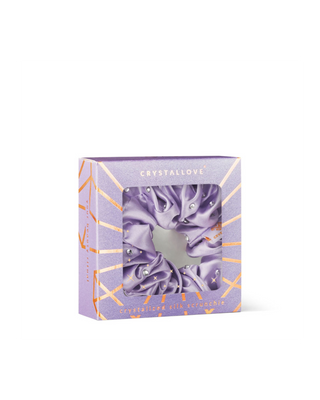 Coletero de seda con cristales – lilac Crystallove - 4