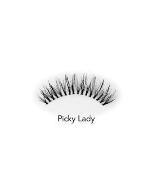 Pestañas postizas en tiras 2D reutilizables, ligeras y suaves Picky Lady Bamm!Lashes