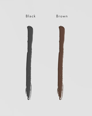 Cera fijadora para cejas negra en forma de lápiz con aceite de ricino y efecto laminado Nutridome
