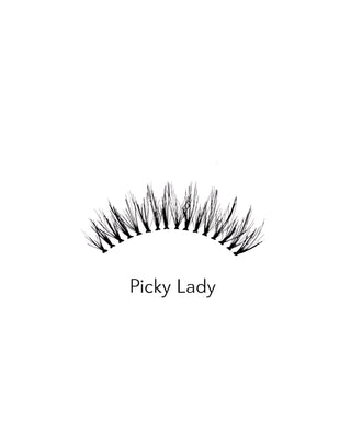Pestañas postizas en tiras 2D reutilizables, ligeras y suaves Picky Lady Bamm!Lashes - 2