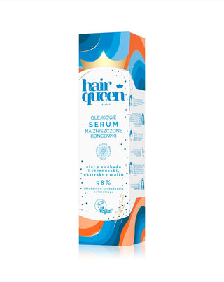 Sérum para las puntas dañadas con aceite de aguacate y de comino negro Hair Queen